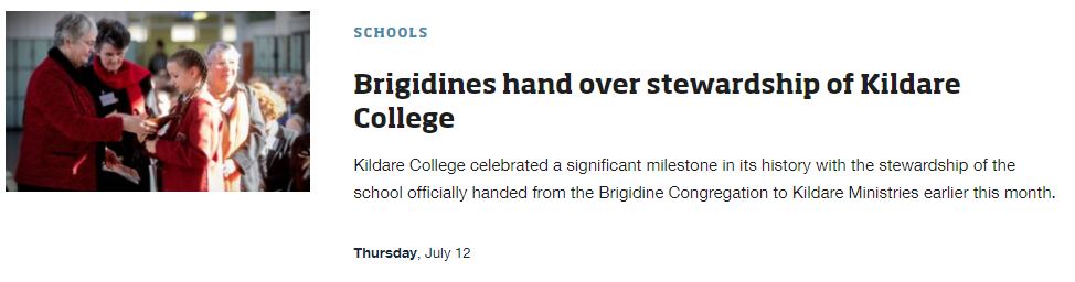 Southern Cross_Brigidines hand over stewardship of Kildare.JPG