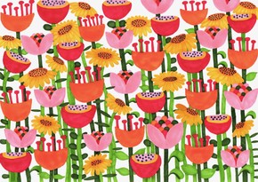 Using your Imagination and creativity - Draw a Garden of Flowers.jpg